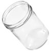 vidaXL Glass Jam Jars with White and Red Lid 48 pcs 400 ml