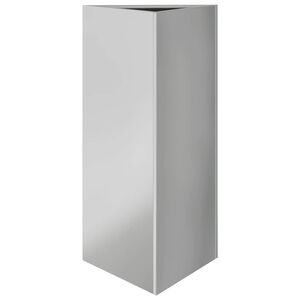 vidaXL Garden Planter Triangular 40x34.5x75 cm Galvanized Steel