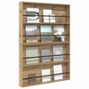 vidaXL Magazine Rack with Shelf 2 pcs Artisan Oak 100 x 12 x 70 cm