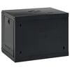 vidaXL Network Cabinet with Storage Black 53 x 45 x 45 cm Steel