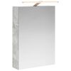 vidaXL Bathroom Mirror Cabinet Concrete Grey 50 x 14.5 x 70 cm