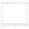 vidaXL Kids Bed Frame White 90x200 cm Solid Wood Pine