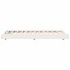 vidaXL Bed Frame White 90 x 200 cm Solid Pine wood