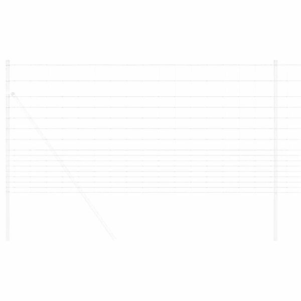 vidaXL Wild Fence Hot Dip Galvanized 1000 x 120 x 0.18 cm Iron
