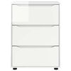 vidaXL Storage Cabinet High Gloss White 60 x 48 x 81 cm
