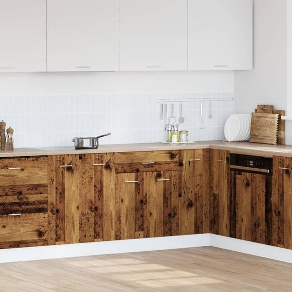 vidaXL Drawer Bottom Cabinet Lyon Old Wood 60x46x81.5 cm Engineered Wood