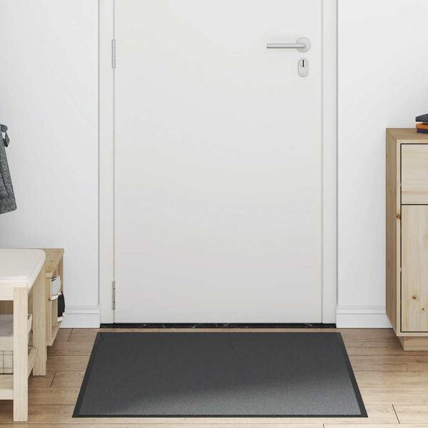vidaXL Doormat Anthracite 90x150 cm