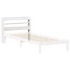 vidaXL Headboard with Shelves White 90 cm Solid Wood Pine