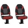 vidaXL Boat Seats 2 pcs with Pedestal 360&deg; Rotatable