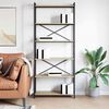 vidaXL Bookshelf Sonoma Oak 80 x 30 x 190 cm Engineered Wood