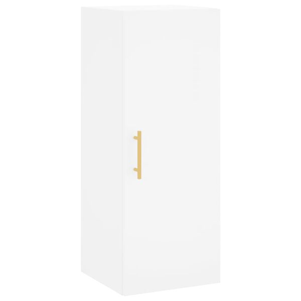 vidaXL Wall Mounted Cabinet White 34.5x34x90 cm