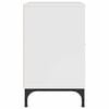 vidaXL Bedside Cabinet 2 pcs High gloss white 49 x 36 x 61 cm