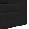 vidaXL Folding Sofa Bed Black 148 x 71 x 83 cm Velvet