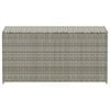 vidaXL Garden Storage Box Poly Rattan 100x50x50 cm Grey