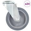 vidaXL 24 pcs Bolt Hole Swivel Casters 100 mm