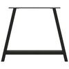 vidaXL Dining Table Legs A-Shaped 2 pcs Black&nbsp;90x(72-73) cm Steel