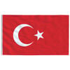 vidaXL Turkey Flag 90x150 cm