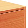 vidaXL Bedside Table 2 pcs Wax Brown 50 x 32.5 x 24 cm Solid pine wood
