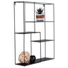 House Nordic Shelf Mons Steel Black