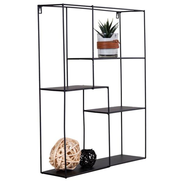 House Nordic Shelf Mons Steel Black