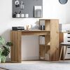 vidaXL Desk with Shelf Artisan Oak 108 x 55 x 103.5 cm Engineered Wood