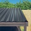 vidaXL Roof Panels 12 pcs Galvanised Steel Anthracite 80x36 cm
