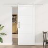 vidaXL Sliding Door White 83 x 202 cm Solid Pine Wood