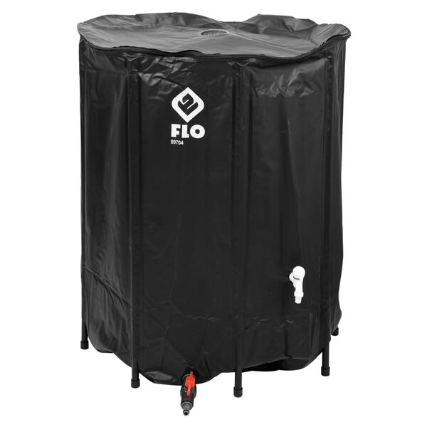 FLO Foldable Rain Tank 500 L Black