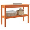 vidaXL Console Table Wax brown 110 x 40 x 75 cm Solid pine wood