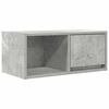 vidaXL TV Cabinets 2 pcs Concrete Grey 60x31x25.5 cm Engineered Wood