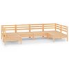 vidaXL 6 Piece Garden Lounge Set Solid Wood Pine