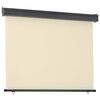 vidaXL Balcony Side Awning 125x250 cm Cream