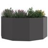 vidaXL Planter Black 120 x 120 x 50 cm Steel