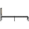 vidaXL Metal Bed Frame without Mattress Sonoma Oak 90x200 cm