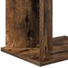 vidaXL End Table Smoked Oak 35 x 25 x 50 cm Engineered Wood