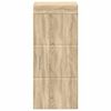 vidaXL Bathroom Wall Cabinet TULUM Sonoma Oak 37 x 24.5 x 86 cm