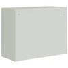 vidaXL File Cabinet Light Grey and Blue 90x40x70 cm Steel