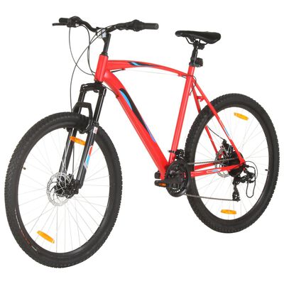 vidaXL Mountain Bike 21 Speed 29 inch Wheel 53 cm Frame Red