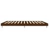 vidaXL Bed Frame without Mattress Brown Oak 150x200 cm King Size Engineered Wood