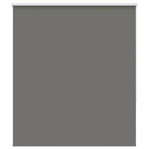 vidaXL Roller Blind Blackout Grey 135x150 cm Fabric Width 131.6 cm Polyester