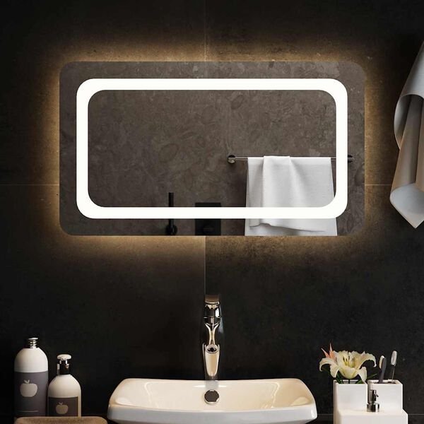 vidaXL LED Bathroom Mirror 70x40 cm
