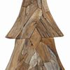 vidaXL Christmas Tree with Stand Brown 181.5 cm Solid teak wood
