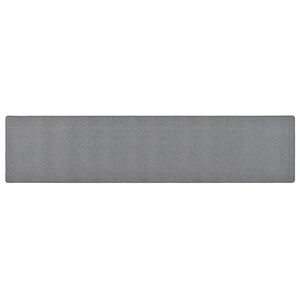 vidaXL Carpet Runner Dark Grey 50x250 cm