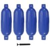 vidaXL Boat Fenders 4 pcs Blue 58.5x16.5 cm PVC