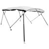 vidaXL 4-bow Bimini Top with Mesh Sidewalls 243x(200-213)x137 cm