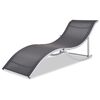 vidaXL Folding Sun Loungers 2 pcs Aluminium and Textilene