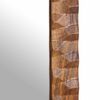 vidaXL Bathroom Mirror Acacia Brown Finish 50 x 70 x 2.5 cm