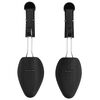 vidaXL Shoe Trees 5 Pairs Black EU 35-38 Plastic