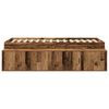vidaXL Bed Frame with Drawer Old Wood 90 x 190 cm Engineered Wood