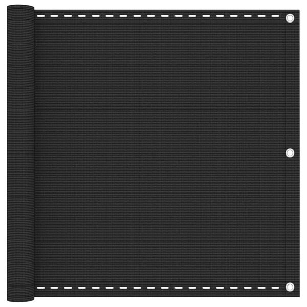 vidaXL Balcony Screen HDPE 90x600 cm Anthracite